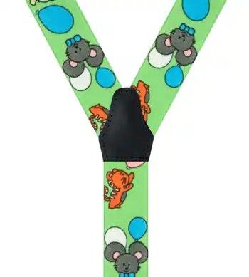 Chats & Souris Vert - 80 cm vue arrière