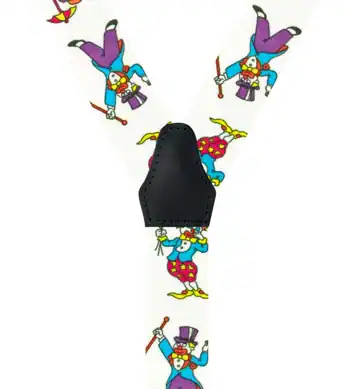 Clowns Blanc - 80 cm vue arrière