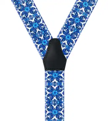 Fleurs Bleues Bleu - 80 cm vue arrière