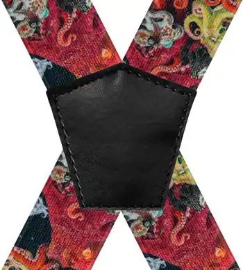 Poulpes Orange - 120 cm vue arrière