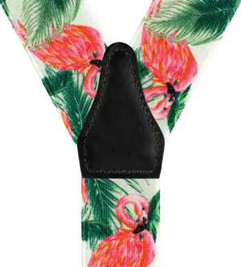 Flamant Rose Roses - 120 cm vue arrière