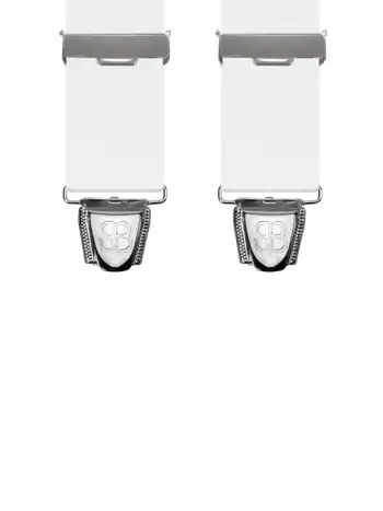 Uni plat Blanc - 120 cm vue avant