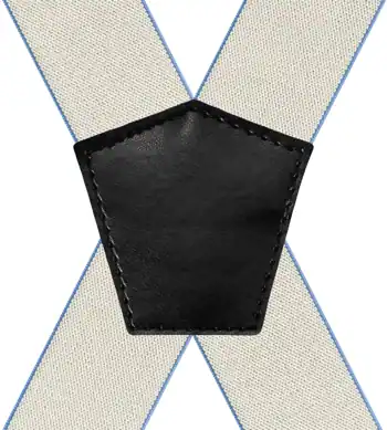Uni à bandes Beige - 120 cm vue arrière
