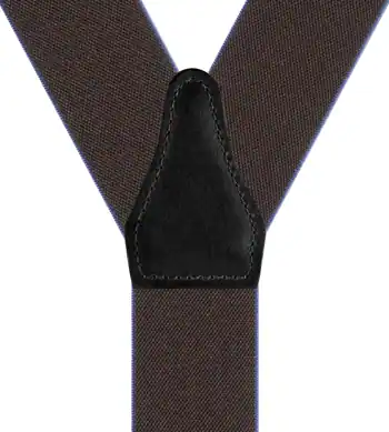 Uni à bandes Marron - 120 cm vue arrière
