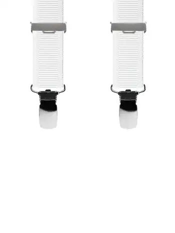Uni échelle Blanc - 80 cm vue avant