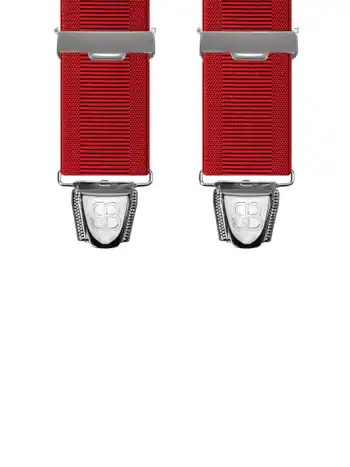 Uni échelle Rouge Vermillon - 120 cm vue avant