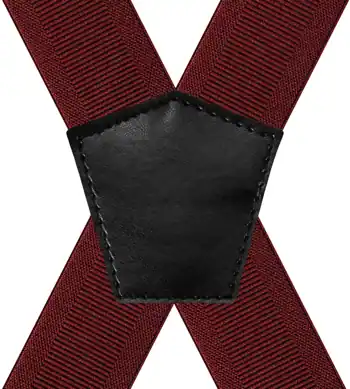Uni échelle Rouge Bordeaux - 120 cm vue arrière