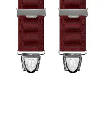 Uni échelle Rouge Bordeaux - 120 cm vue avant