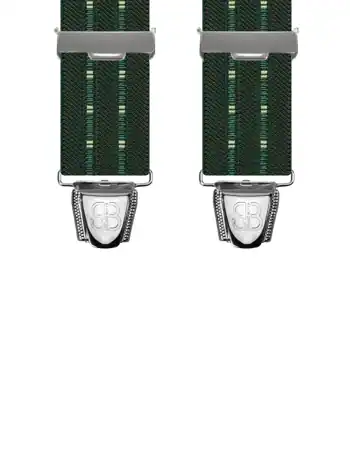 Uni tissé à motifs carrés Vert - 120 cm vue avant