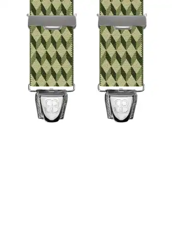 Cubes 3D Vert Kaki - 120 cm vue avant