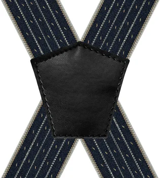 Bandes surpiquées Marine - 120 cm vue arrière