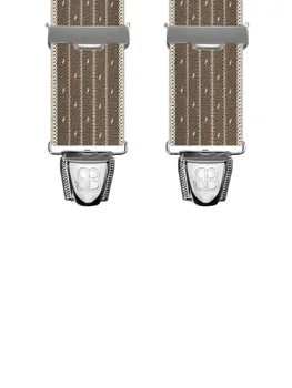 Bandes surpiquées Beige - 120 cm vue avant