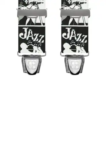 Jazz Noir / Blanc - 120 cm vue avant