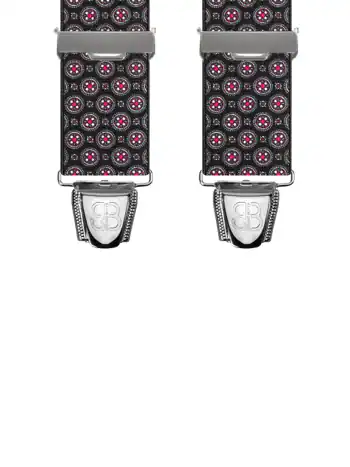 Rosaces Noir - 120 cm vue avant