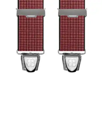 Ecossais Bordeaux - 120 cm vue avant