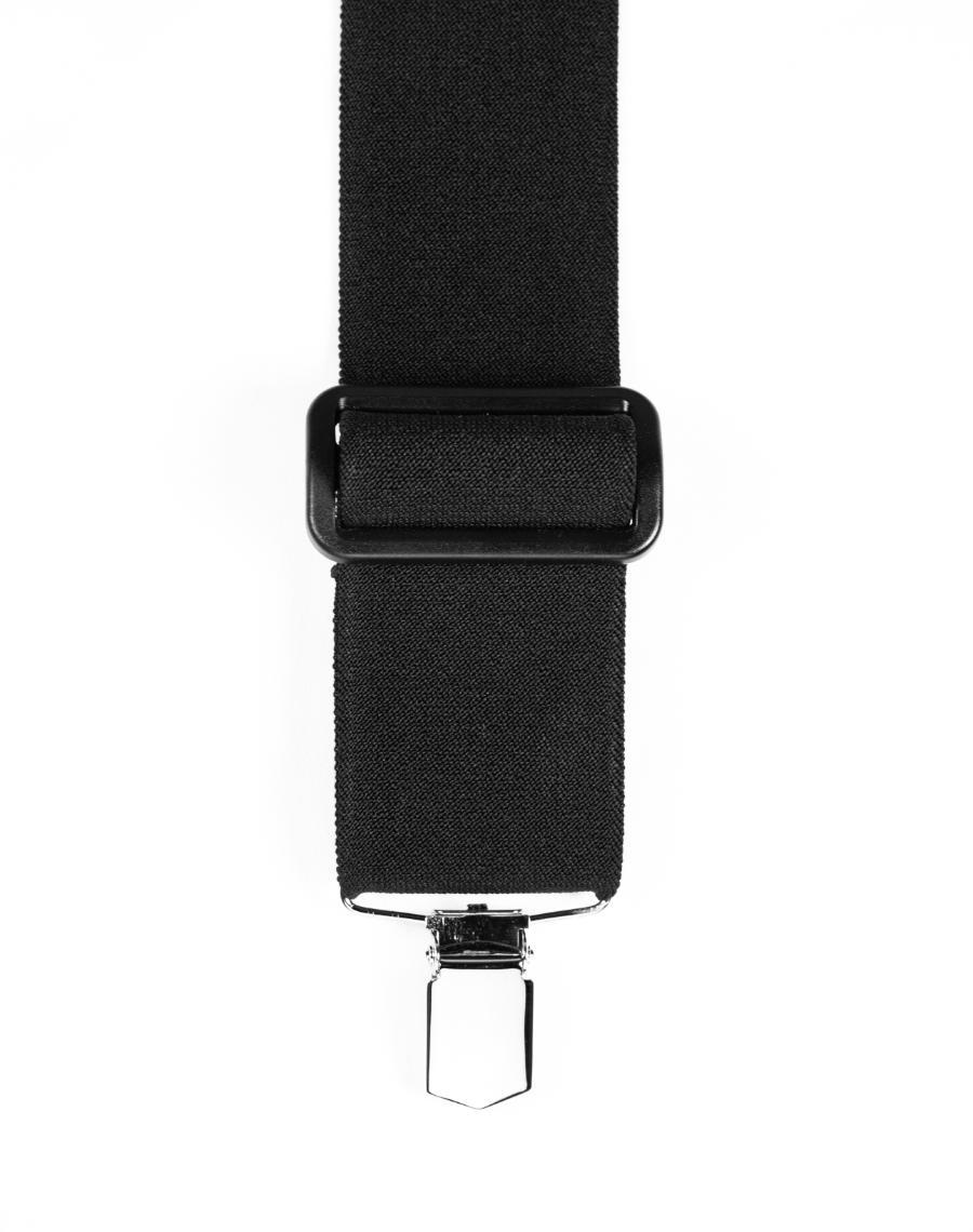 Bretelles 3 Pinces - Extra Large 50mm - 130cm - Noir