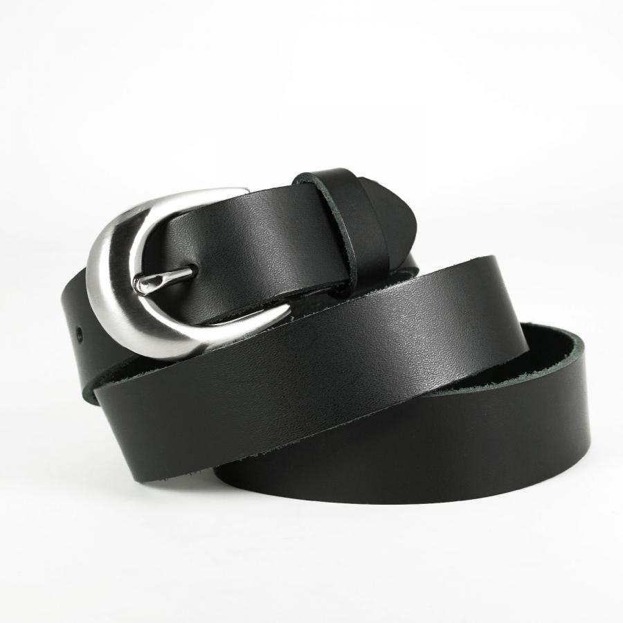 Ceinture Femme cuir - 30mm - Noir