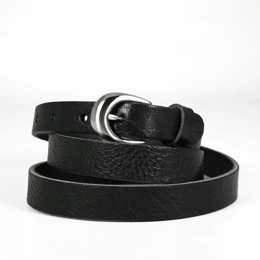 Ceinture Femme cuir - Volcano 20mm - Noir
