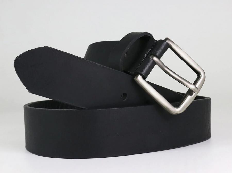 Ceinturon cuir - Buffle 40mm - Noir