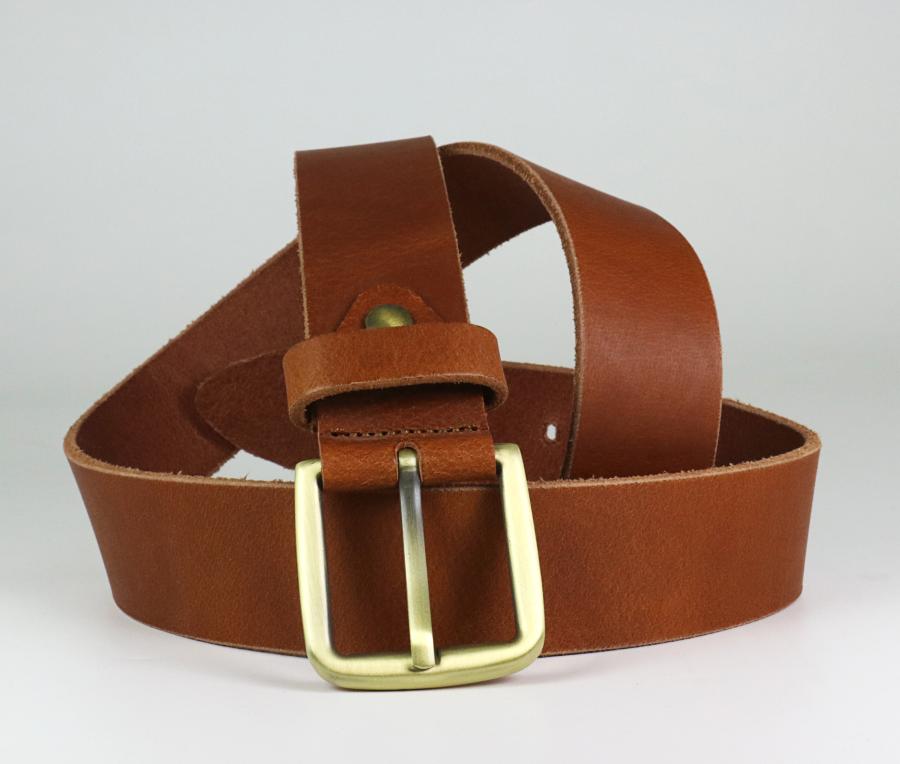 Ceinturon cuir - Buffle Dallas 40mm - Gold