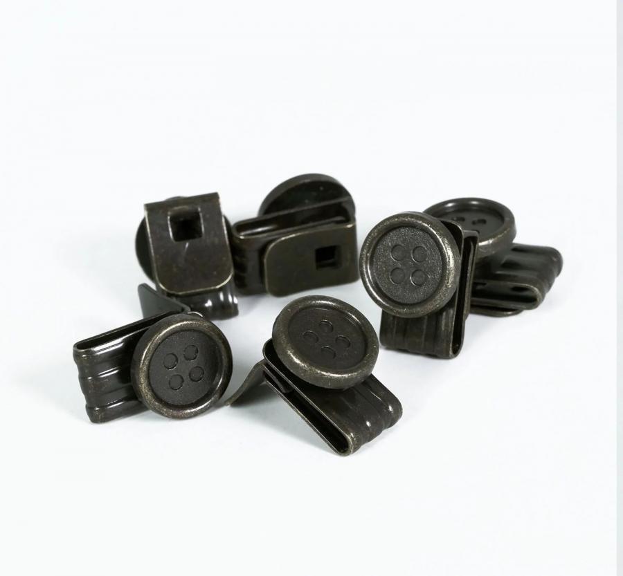 Clip boutons pour bretelles (x8)