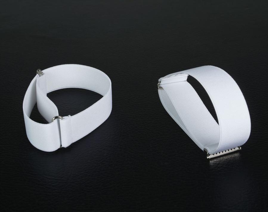 Tour de bras - Uni 25mm - Blanc (1 Paire)