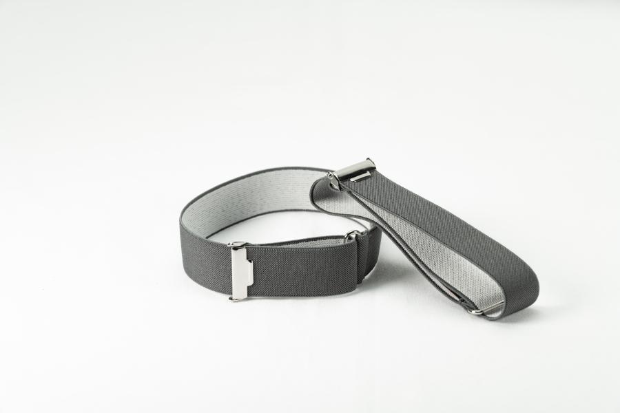 Tour de bras - Uni 25mm - Gris foncé (1 Paire)